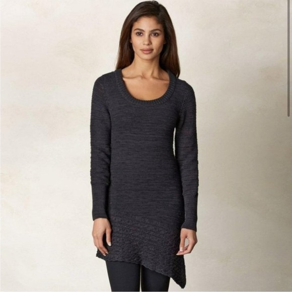 Prana Dresses & Skirts - Prana Felicia Tunic Sweater Dress in Coal Size XS